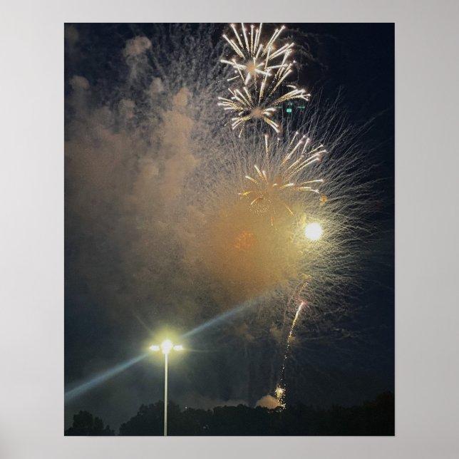 Fireworks Foto Poster (Vorne)