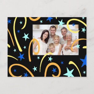 Fireworks Happy New Year Foto Postkarten