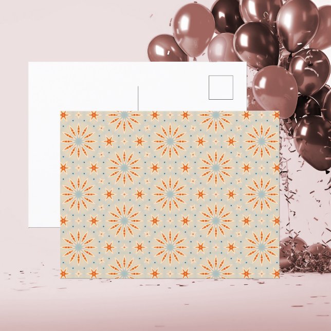 Fireworks-Inspiriert Muster - Postkarte (Von Creator hochgeladen)