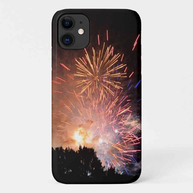 Fireworks iPhone 11 Fall Case-Mate iPhone Hülle (Rückseite)