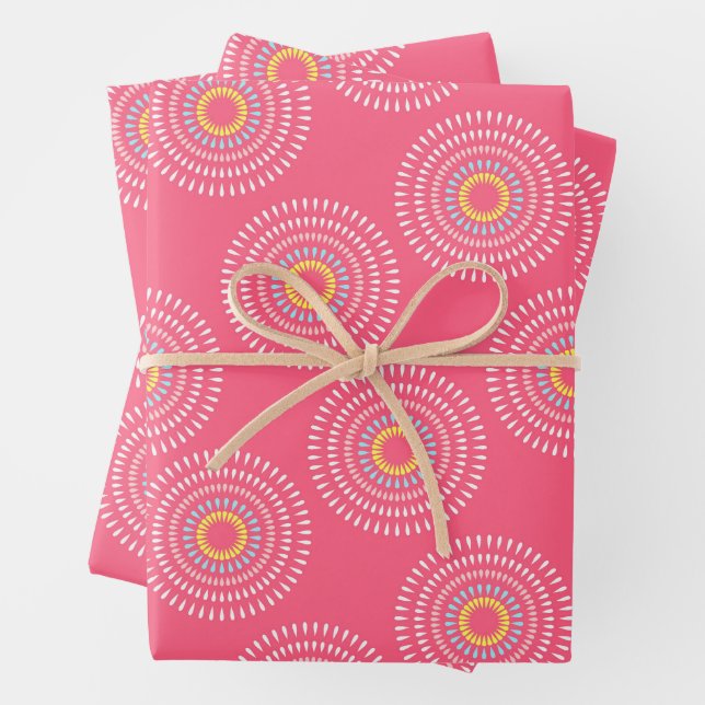 Fireworks Japanese Cherry Geschenkpapier Set (Beispiel)