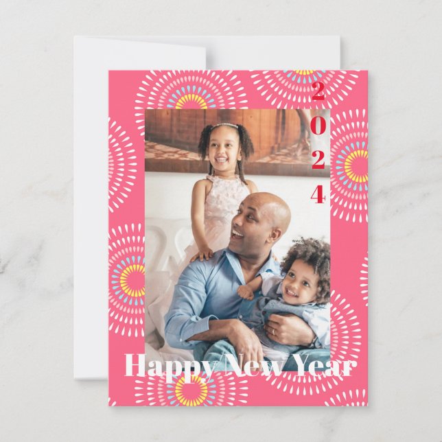 Fireworks Japanese Cherry Mitteilungskarte (Vorderseite)