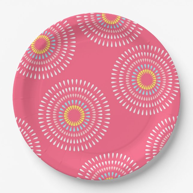 Fireworks Japanese Cherry Pappteller (Vorderseite)