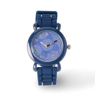 Fireworks Japanisch Blue Armbanduhr