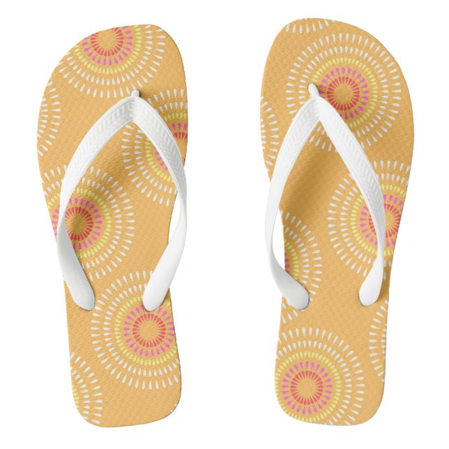 Fireworks Japanischer Mustard Flip Flops (Fußbett)