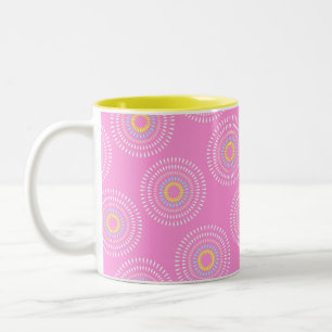 Fireworks Japanroink Zweifarbige Tasse
