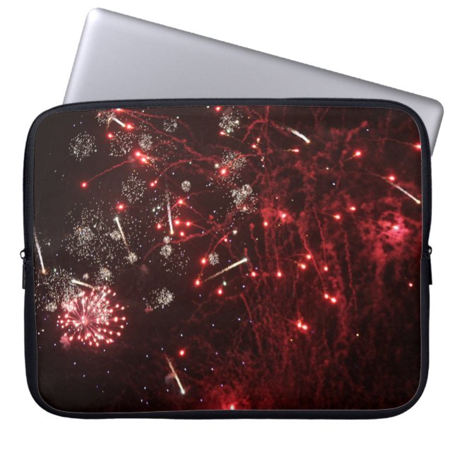 Fireworks Laptop Sleeve (Vorderseite)