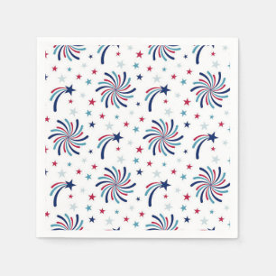 Fireworks Large Paper Napkins Serviette
