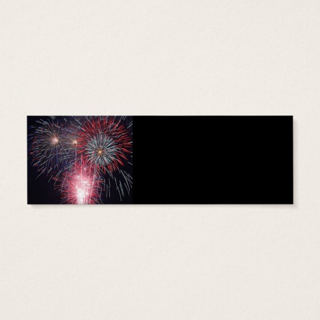 Fireworks-Lesezeichen (Rückseite)