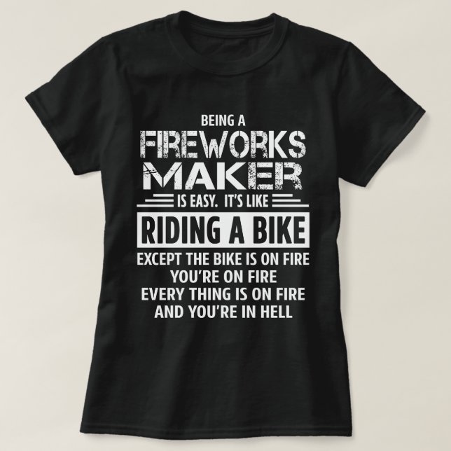 Fireworks Maker T-Shirt (Design vorne)