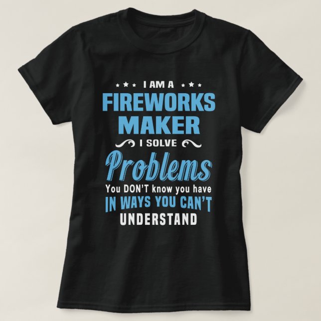 Fireworks Maker T-Shirt (Design vorne)