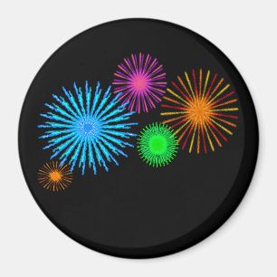 Fireworks-Muster Magnet