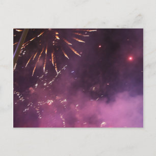 Fireworks-Postkarte Postkarte