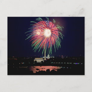 Fireworks-Postkarte Postkarte