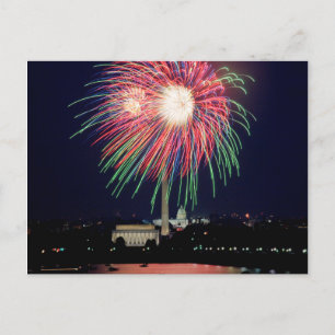 Fireworks-Postkarte Postkarte
