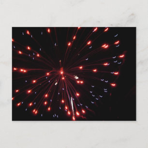 Fireworks-Postkarte Postkarte