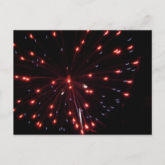 Fireworks-Postkarte Postkarte