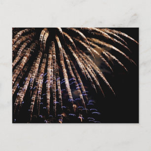 Fireworks-Postkarte Postkarte