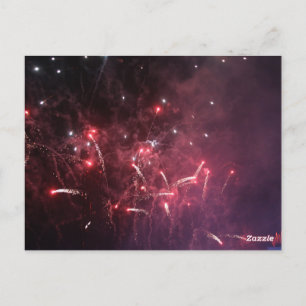 Fireworks-Postkarte Postkarte