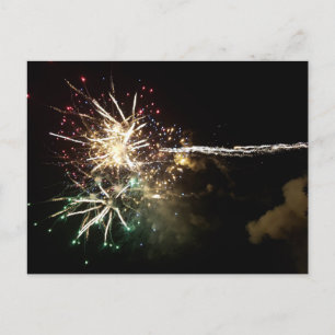 Fireworks-Postkarte Postkarte
