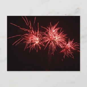 Fireworks-Postkarte Postkarte