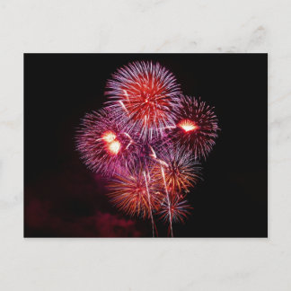 Fireworks-Postkarte Postkarte