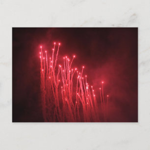 Fireworks-Postkarte Postkarte