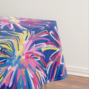 Fireworks Preppy Tablecloth 4. Juli Tischdecke