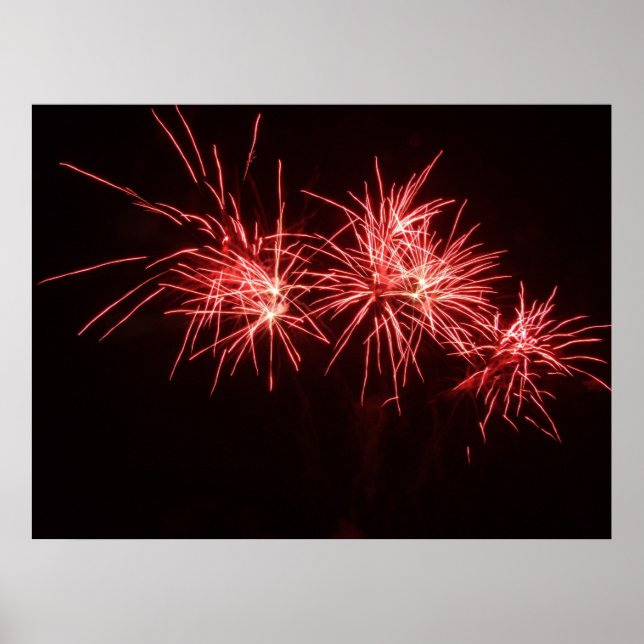 Fireworks Print Poster (Vorne)