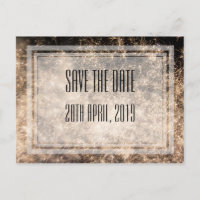 Fireworks Save the Date Postcard