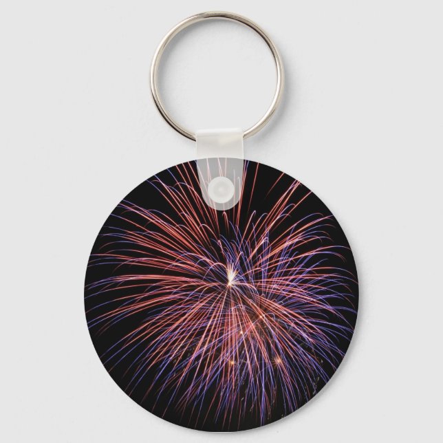 Fireworks-Schlüsselanhänger Schlüsselanhänger (Vorderseite)