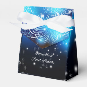 Fireworks, Sparkle, Blue, 16 . Geburtstag, Geschenkschachtel