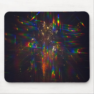 Fireworks through 3D Glasses 2 Mousepad