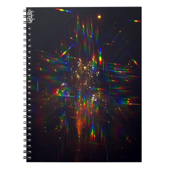 Fireworks through 3D Glasses 2 Notizblock (Vorderseite)