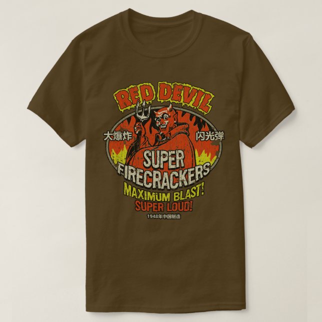 Fireworks TShirtRed Devil Super Firecracker 98 TS T-Shirt (Design vorne)