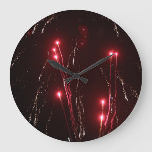 Fireworks-Uhr Große Wanduhr