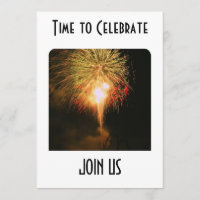FIREWORKS UND FUN INVITATION JEDEN ANLASS