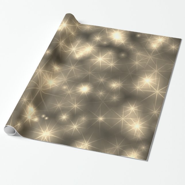 Fireworks Universe Starry Night Stars Geschenkpapier (Ungerollt)