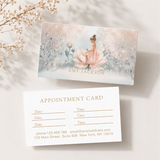 Firlefanz-Feenzauber-Termin Karte (Whimsical Fairy Appointment Card)