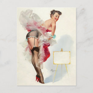 Firlefanz Pin-up Feiertagspostkarte