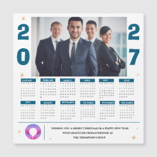 Firmen-Fotokalender Geschäftsunternehmenslogo Magnetkarte