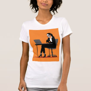 Firmen-Kürbis – Halloween-Bürohumor-Kunst T-Shirt