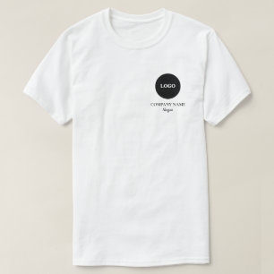 Firmen-Logo-Name-Slogan-Geschäfts-T-Shirt T-Shirt