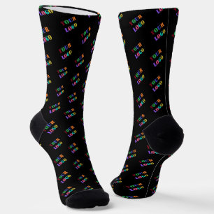 Firmen-Logo oder Foto Socken Vorlage - Ihre Farbe