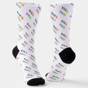 Firmen-Logo Socken Beispiel Individuelle Farben