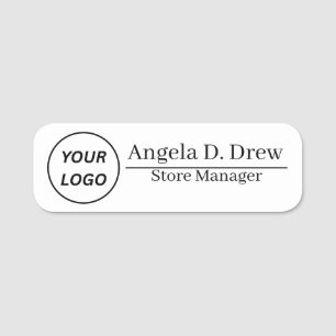 Firmen Namensschild Logo Design Vorlage