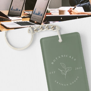 Firmen-Schlüsselanhänger minimalistisches sauberes Schlüsselanhänger