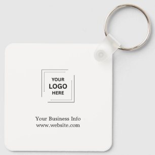 Firmenbranding   Ihr Logo Modern Minimalistisch Schlüsselanhänger