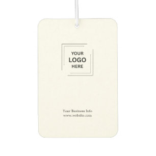 Firmenbranding Logo Geschäft Minimal Sauber Autolufterfrischer