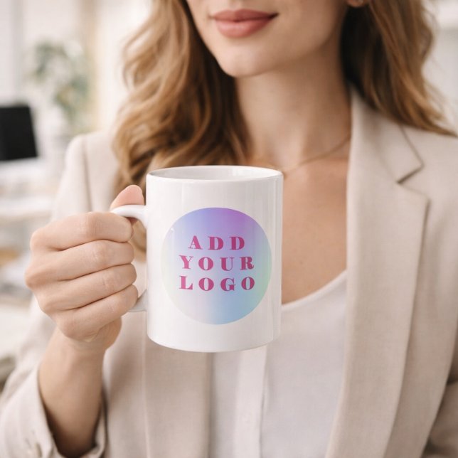 Firmenfarbe Geschäft-Logo Kaffeetasse (Von Creator hochgeladen)